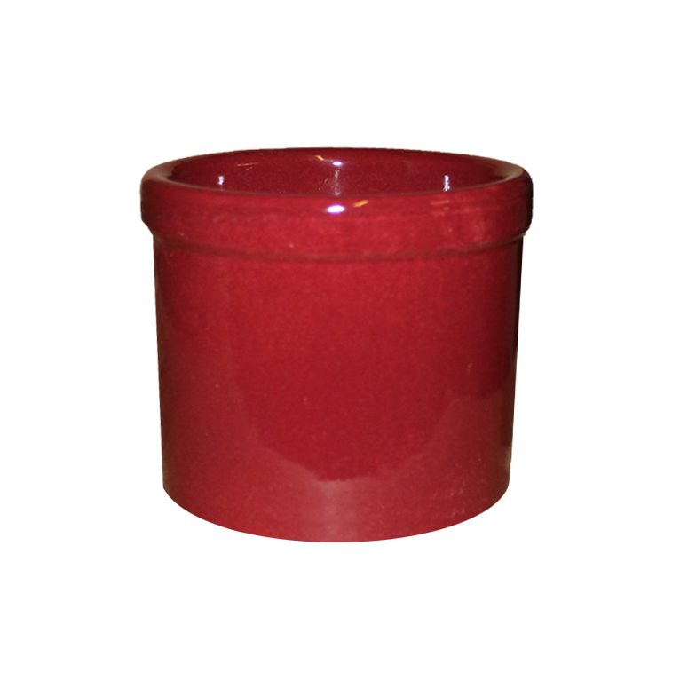 Utility Crock ~ 1 Pint - Burgundy