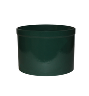 Utility Crock ~ 1 Quart Low - Hunter Green