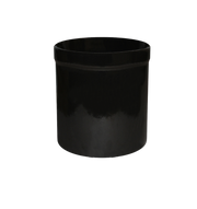 Utility Crock ~ 2 Quart High - Black