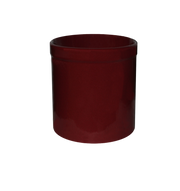 Utility Crock ~ 2 Quart High - Burgundy