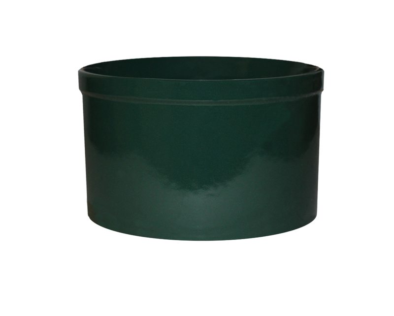 Utility Crock ~ 2 Quart Low - Hunter Green