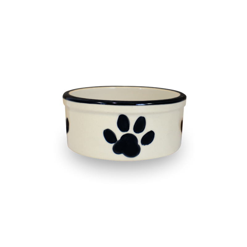 5" Hand-Painted Dog Bowl [Rear View]