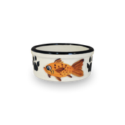 5" Hand-Painted Kitty Bowl [Front View]