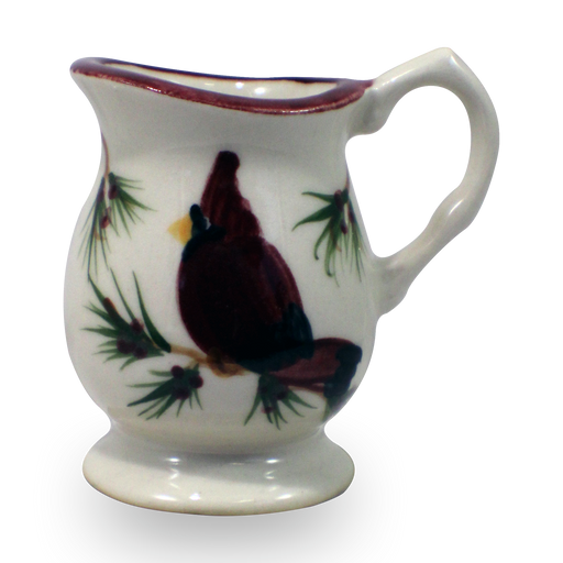 Individual Creamer in Our Cardinal Pattern [Front View]