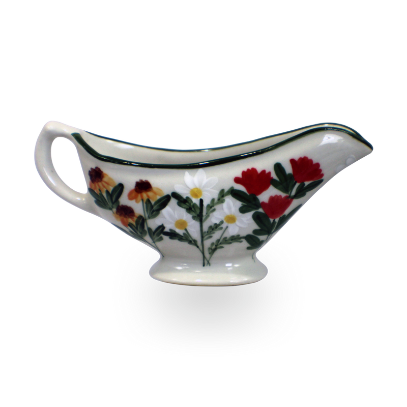 Gravy Boat in Our Summer Garden Pattern