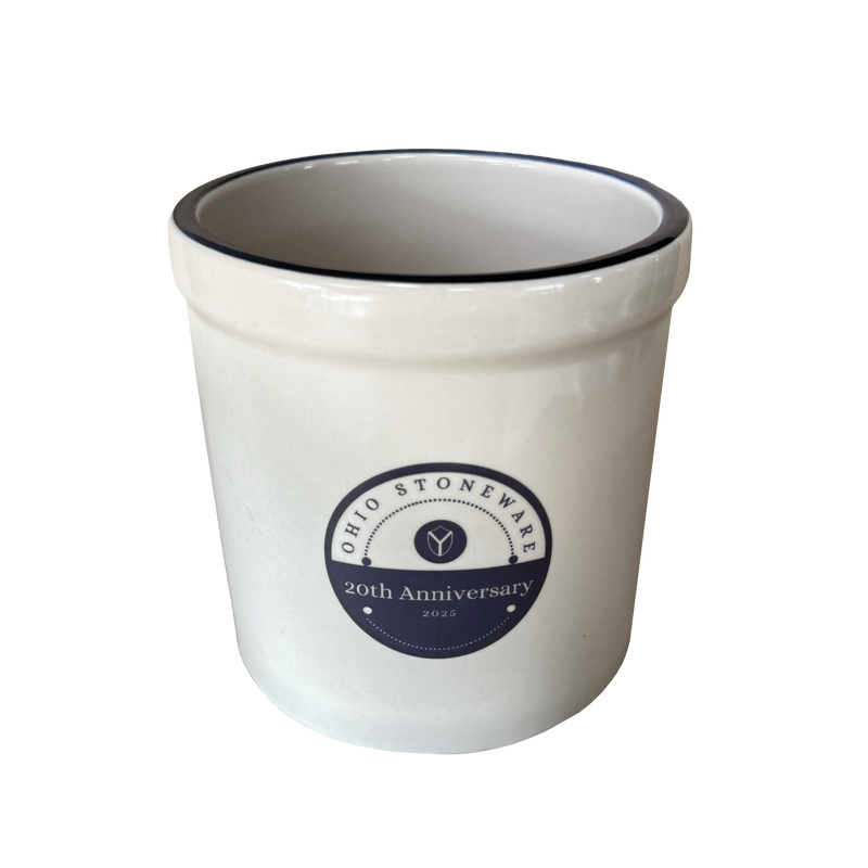 20th Anniversary 2 Quart High Crock