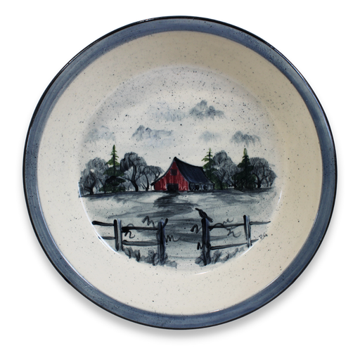 Backroads Pattern ~ Pie Pan