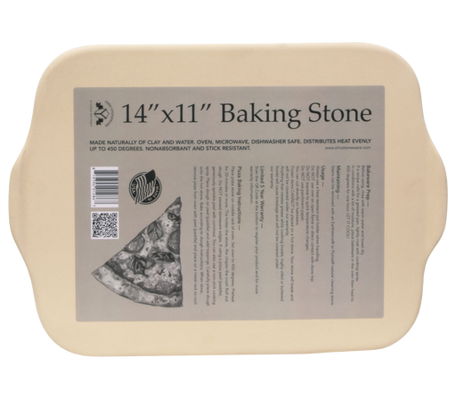 Kitchen Naturals ~ 11" x 14" Rectangle Baking Stone (Unglazed)
