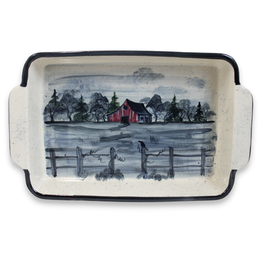 Backroads Pattern ~ Rectangular Baker
