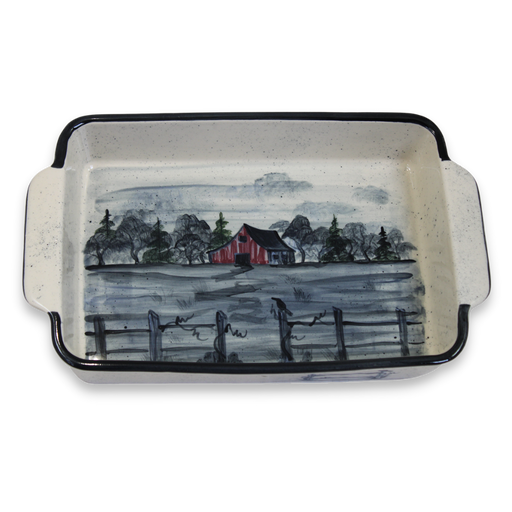 Backroads Pattern ~ Rectangular Baker
