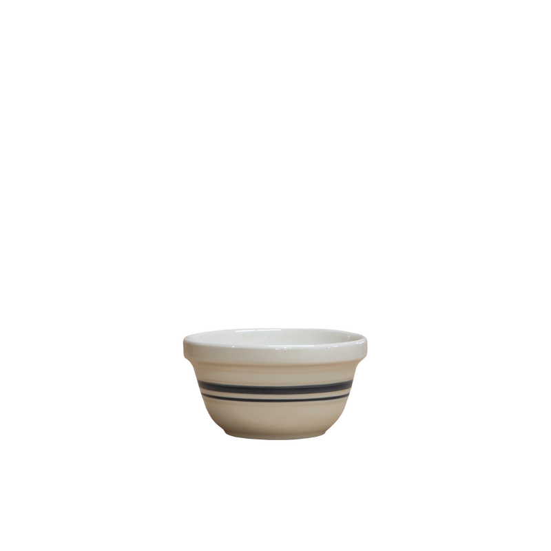 Dominion Mixing Bowl ~ 8" Black Striped