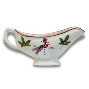 Buckeye Snowman Pattern ~ Gravy Boat