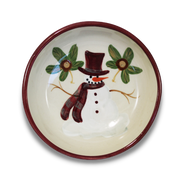 Buckeye Snowman Pattern ~ Soup & Cereal Bowl