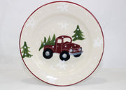 Red Truck Pattern ~ Dessert Plate