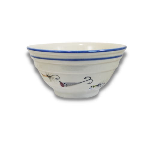 Fishing Lures Pattern ~ Two-Rib Bowl