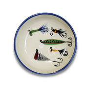 Fishing Lures Pattern ~ Soup & Cereal Bowl