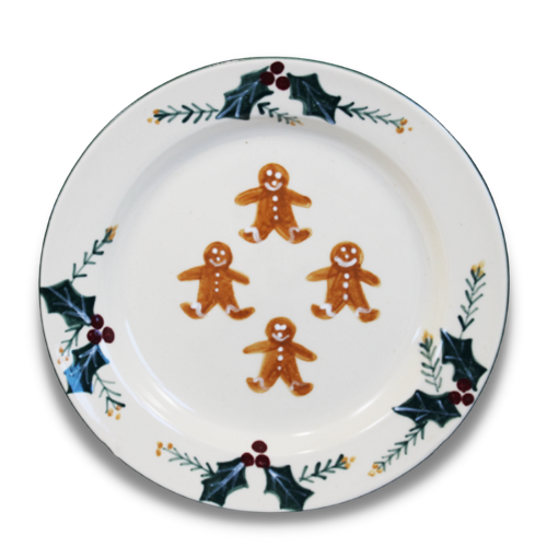 Gingerbread Pattern ~ Dinner Plate