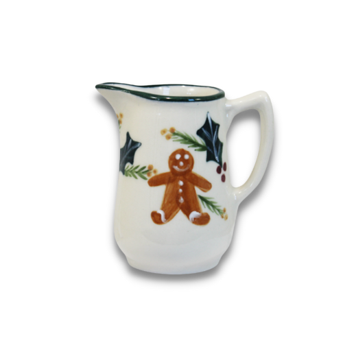 Gingerbread Pattern ~ 10 Ounce Creamer
