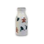 Gingerbread Pattern ~ Milk Bottle