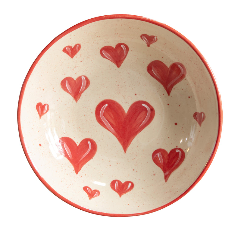 Heart Pattern ~ Pasta Bowl