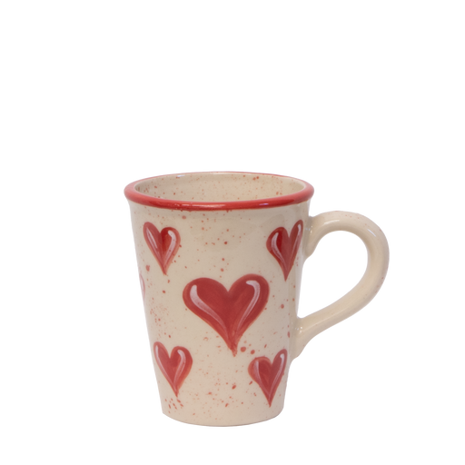 Heart Pattern ~ Tall Mug