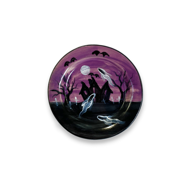 Hocus Pocus Pattern ~ Dessert Plate