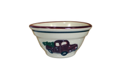 Red Truck Pattern ~ One-Rib Bowl
