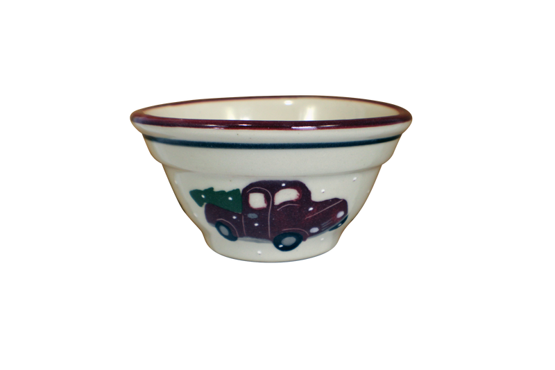 Red Truck Pattern ~ One-Rib Bowl