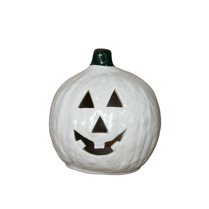 Halloween ~ White Small Round Pumpkin