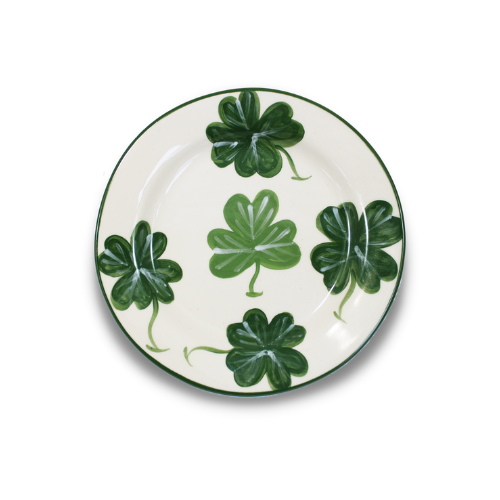 Lucky Shamrock ~ Dessert Plate
