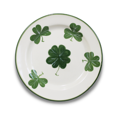 Lucky Shamrock ~ Dinner Plate