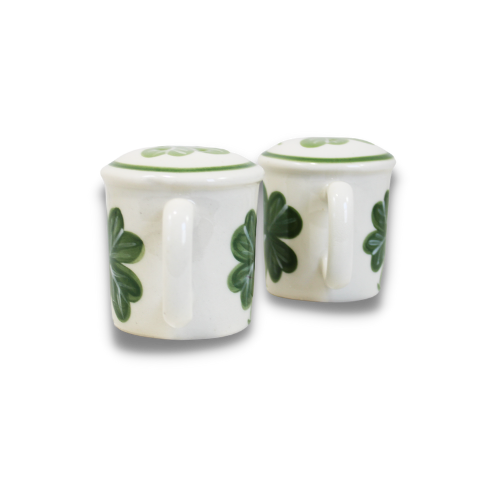 Lucky Shamrock ~ Salt & Pepper Shakers