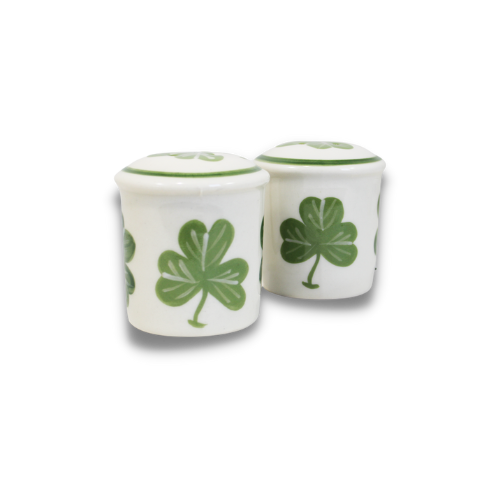 Lucky Shamrock ~ Salt & Pepper Shakers