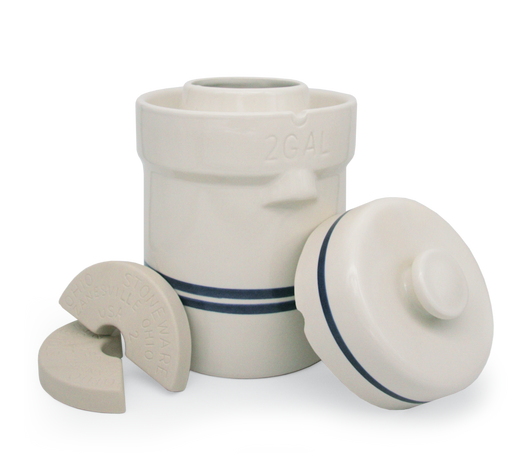 2 Gallon Water Seal Fermentation Crock Starter Kit