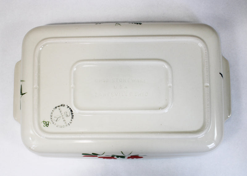 Summer Garden Pattern ~ Rectangular Baker