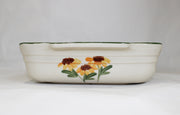 Summer Garden Pattern ~ Rectangular Baker