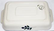 Wild Blueberry Pattern ~ Rectangular Baker