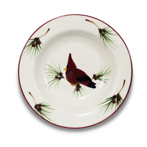 Cardinal Pattern ~ Salad Bowl