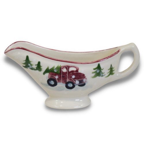 Red Truck Pattern ~ Gravy Boat