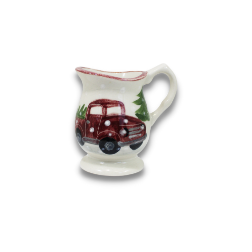 Red Truck Pattern ~ Individual Creamer