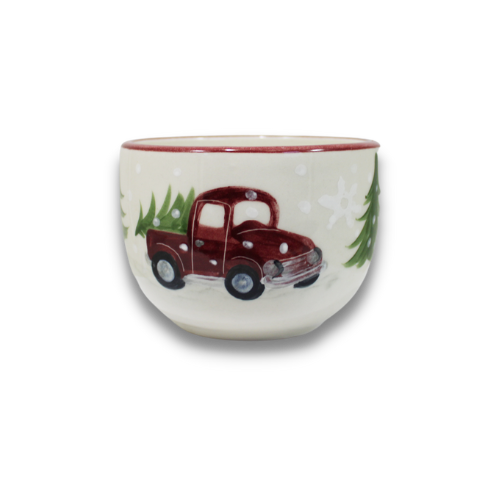 Red Truck Pattern ~ Jumbo Bowl