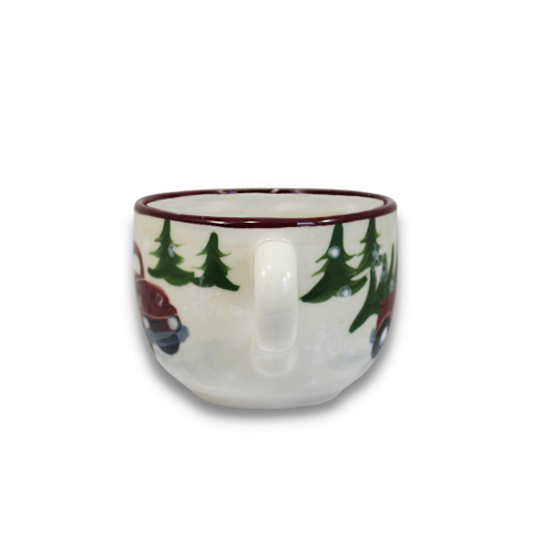 Red Truck Pattern ~ Jumbo Mug