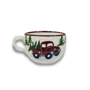 Red Truck Pattern ~ Jumbo Mug