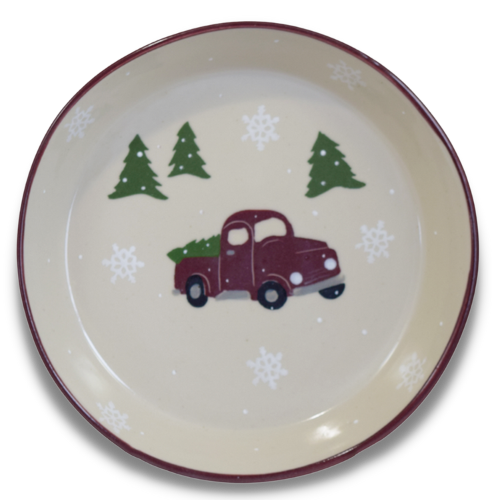 Red Truck Pattern ~ Pie Pan