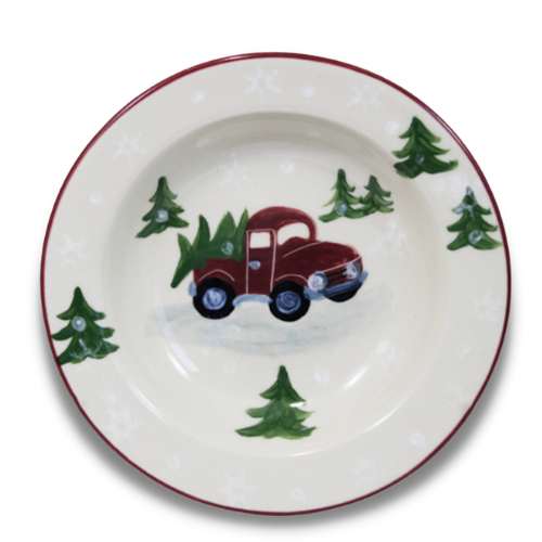 Red Truck Pattern ~ Salad Bowl