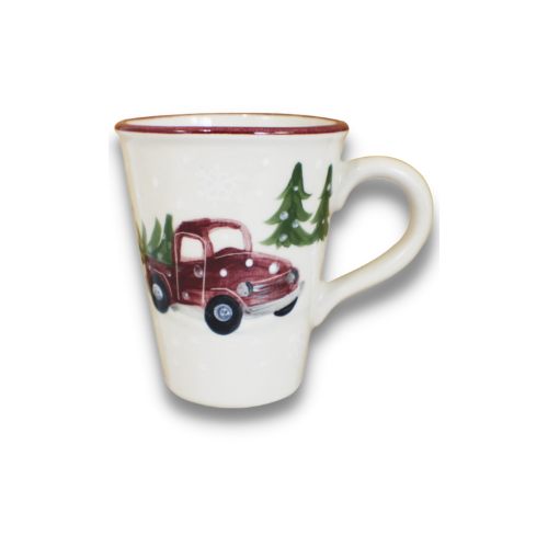 Red Truck Pattern ~ Tall Mug