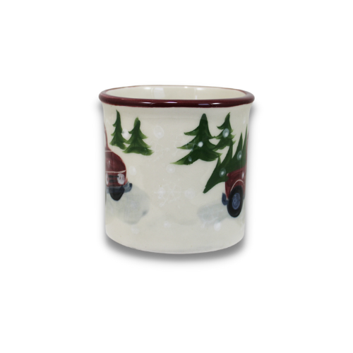 Red Truck Pattern ~ Traditional Mug