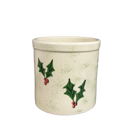 Santa Pattern ~ One Gallon Crock