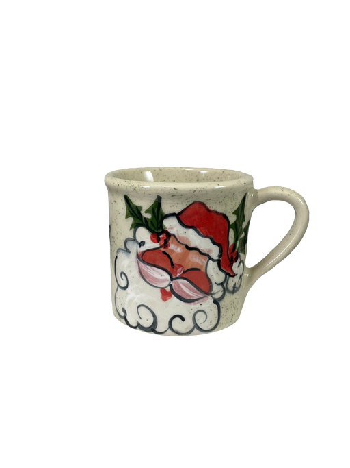 Santa Pattern ~ Traditional Mug