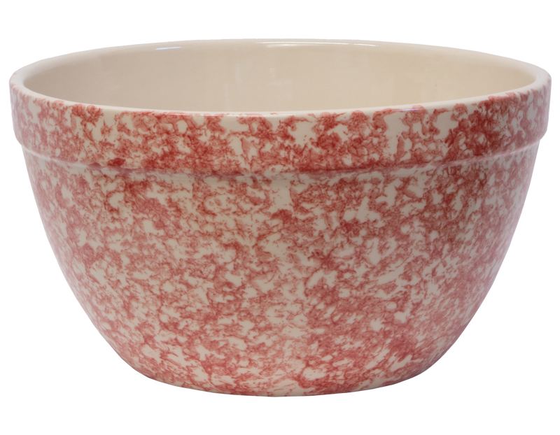 Shoulder Bowl ~ 12" Poppy  Sponge Pressed